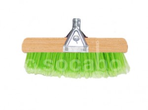 Varredor de Madeira de 80 cm Nylon Flor com Agarra