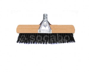 Varredor de Plástico de 80 cm com Nylon Preto com agarra